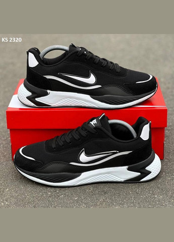 Чорні Осінні кросівки Nike Air Black White