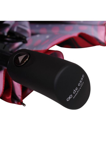 Парасолька складана 3220 напівавтомат Червона De Esse (362176843)