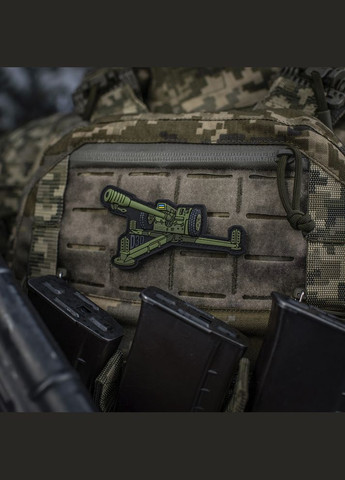 Нашивка Гаубица Д30 PVC Olive M-TAC (315047191)