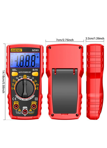 Цифровой мультиметр тестер SZ303 по NCV Aneng (303401444)