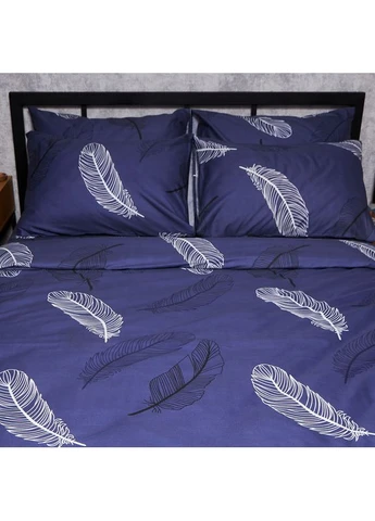 Підковдра Мікросатин Premium Двоспальна 175 x 210 см (MS-870000882) Moon&Star Night Feathers (357208658)