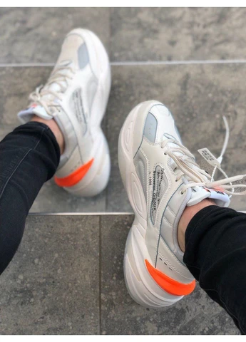 Бежеві Осінні кросівки чоловічі nike m2k tekno off-white beige найк м2к текно No Brand