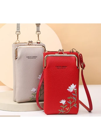 Клатч з вишивкою з екошкіри(KS_1715) No Brand (383878198)