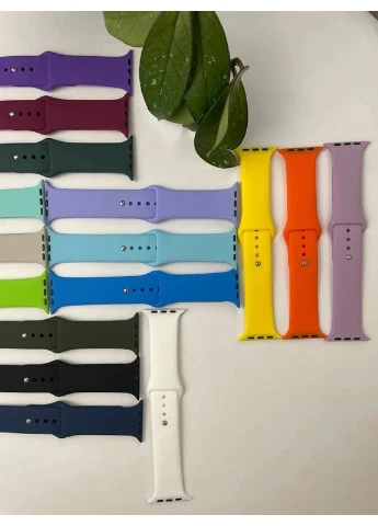 Силіконовий ремінець для розумного годинника Smart Watch 42/44 ( ) Case 42/44/45/49 мм (376793082)