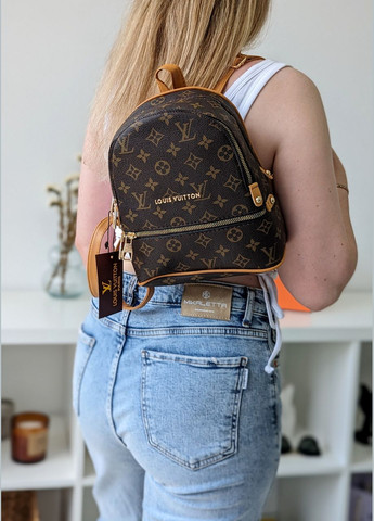 Рюкзак с бежевыми ручками мини рюкзак женский No Brand (322464815)