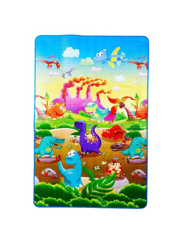 Дитячий двосторонній термокилимок Діно, 180х120 см (F1011) Lindo F 1011 (331789681)