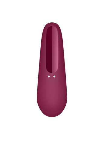 Вакуумный клиторальный стимулятор Curvy 1+ цвет: бордовый (Германия) Satisfyer (315497784)