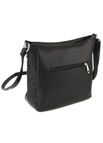 Повсякденна невелика жіноча сумка-хобо 59015002-1 чорна з замшею Voila (369368688)