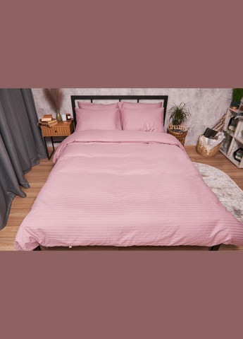 Комплект постільної білизни Satin Stripe King Size 220x240 наволочки 2х50х70 (MS-820003536) Moon&Star Stripe Candy (288043221)