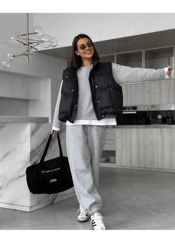Женский спортивный костюм оверсайз на флисе MonCher (354225398)