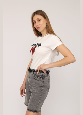 Футболка с коротким рукавом женская цвет белый CB-00275866 Busem - (333299048)