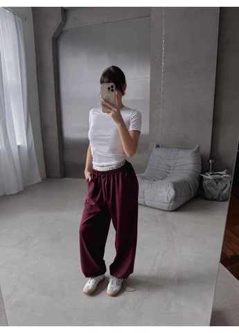 Жіночі штани wide leg — базовий casual стиль Україна (394142679)