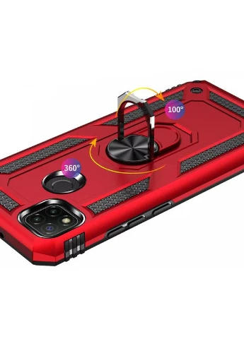 Ударопрочный чехол Serge Ring магнитный держатель для Xiaomi Redmi 9C, противоударный чехол редми 9с Epic (396508314)