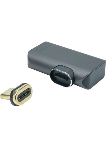 Адаптер USB Type-C - DisplayPort (M/F) Чорний (CA914265) PowerPlant (400429143)