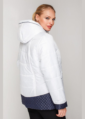 Біла демісезонна куртка аніта-2 білий MioRichi