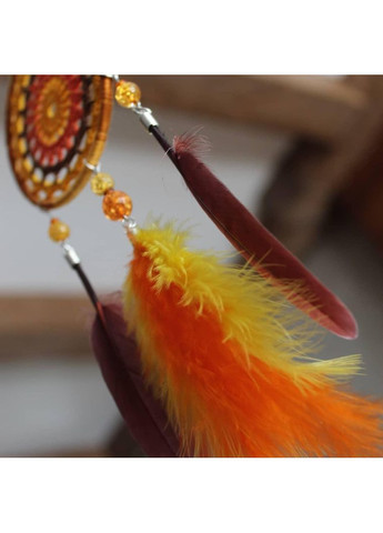 Мини/Авто-ловец снов "Ноябрь". Оберег-подвеска в машину. Амулет на зеркало заднего вида Dream Studio (363057552)