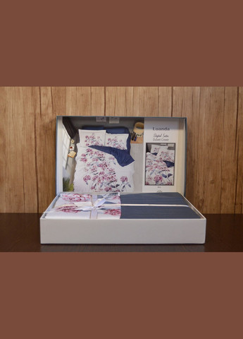 Постільна білизна 3D Satin 200×220 Luanda Blue First Choice (318387151)