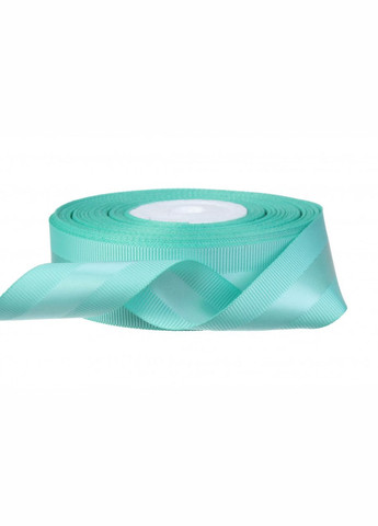 Лента комбинированная репс с атласом 2.5 см № 222 No Brand (330631752)