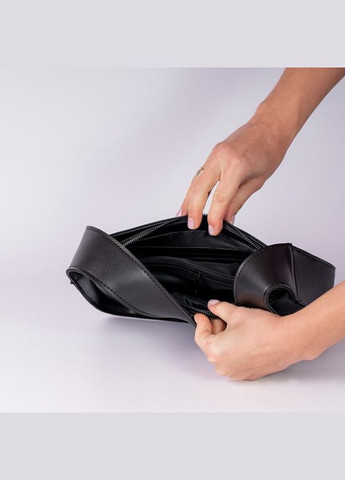 Сумка женская багет из гладкой экокожи + крокодил JUGO 24-22 (322221508)