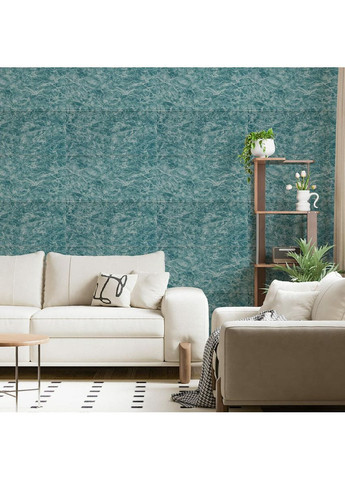 Декоративная 3D панель самоклеющаяся 700х700х4мм Морская мраморная плитка (362) SW-00000530 Sticker Wall (357205417)