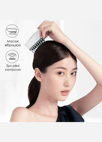 Массажер для головы Swan аппарат для ухода за волосами с EMS, RF и LED для укрепления волос белый No Brand KKS189 (304030006)