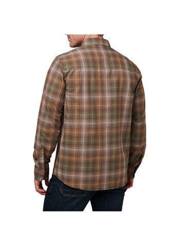 Сорочка тактична Igor Plaid Long Sleeve Shirt Umber Brown Plaid 5.11 Tactical (315822022)