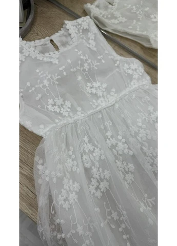 Біла дитяча нарядна сукня для дівчинки BabyStyle (378656207)