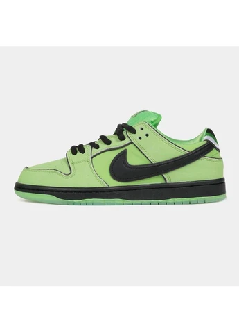 Комбіновані кросівки чоловічі nike sb dunk powerpuff girls - buttercup найк сб данк демісезон No Brand