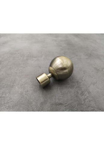 Карниз Куля гладка штанга подвійний відкритий 25/19 мм 400 см Антик Quadrum (352782143)