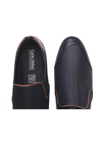 Темно-синие мокасины 7142051 45 цвет тёмно-синий Carlo Delari