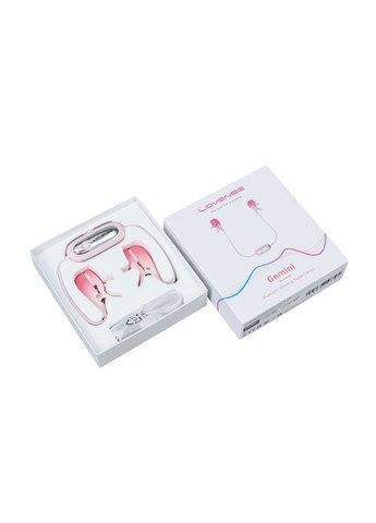 Смарт-вібратор для грудей Gemini, регулювання стискання соска, можна носити Lovense (296626963)