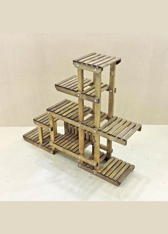 Подставка для цветов из дерева Луара капучино (ЦВТ-005809) No Brand (328226148)