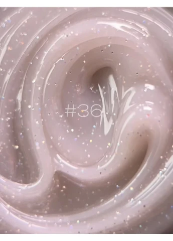 Гель-желе для наращивания Full Jelly Builder Gel No36 молочный с шиммером, 30 мл Moon (398338394)