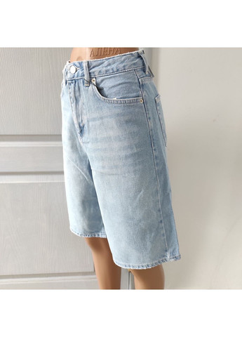 Шорты Zeo Basik женские джинсовые багги хлопок 32 голубые Zeo Basic (365866046)