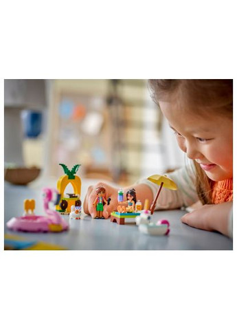 Конструктор Friends Вечеринка единорога и фламинго у бассейна (42658) Lego Friends Вечірка єдинорога та фламінго біля басейну (368562306)