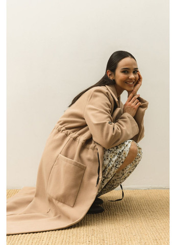 Бежевое демисезонное Пальто 2041.5314 Seventeen