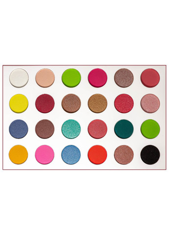 Палетка тіней для повік матові перламутрові 24 відтінки Desert Kod-246 Huda Beauty (367985136)