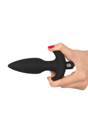 Анальная пробка Black Velvet Vibrating Plug Medium силиконовая с вибрацией для стимуляции Orion (356509018)