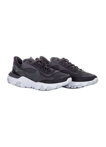 Кроссовки REACT R3VISION DQ5188-001 Nike чёрные демисезоны (368556742)