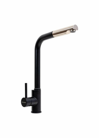 Смеситель кухонный с выдвижной воронкой Q411B Черный матовый Valeso (336937596)