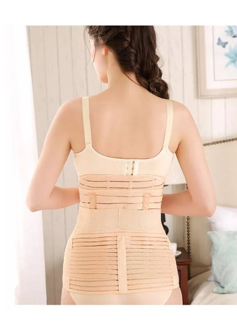 Бежевый корбей бандаж к/послеродовой моделирующий 3в1 размер (новинка 2023) Mommy Bag с косточками