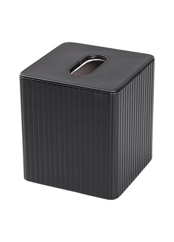 Салфетница из эко кожи черная органайзер для салфеток стильный контейнер для стола ProDobro (364192738)