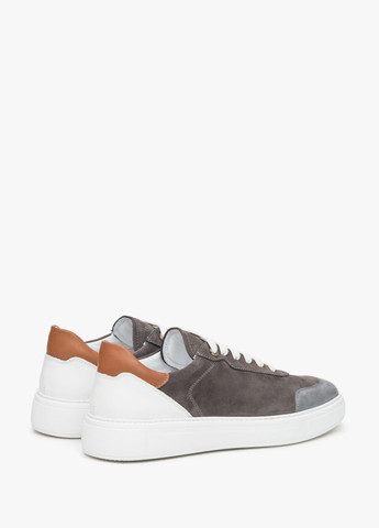 Серые кеды низкие, цвет серый Estro