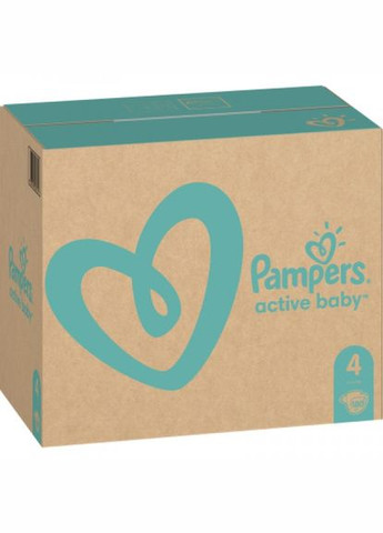 Підгузки Pampers active baby maxi розмір 4 (9-14 кг), 180 шт. (268143738)