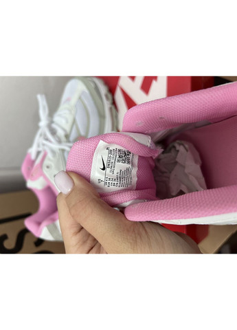 КРОССОВКИ ЖЕНСКИЕ NIKE SHOX RIDE 2 SUPREME WHITE PINK НАЙК ШОКС No Brand розовые демисезоны (367177952)