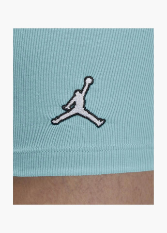 Шорти жіночі Ribbed Bike Shorts Turquoise DZ3180-464 Air Jordan (326784098)