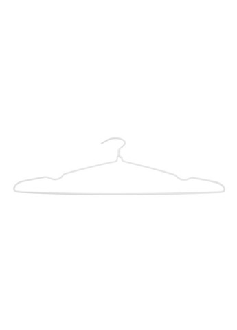 Набір вішалок для одягу 39.4х21х0.3 см 8 шт. White (6707236) IDEA HOME (280945375)