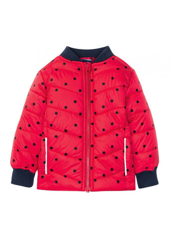 Красная демисезонная куртка демисезонная бомбер для девочки 318429 Lupilu