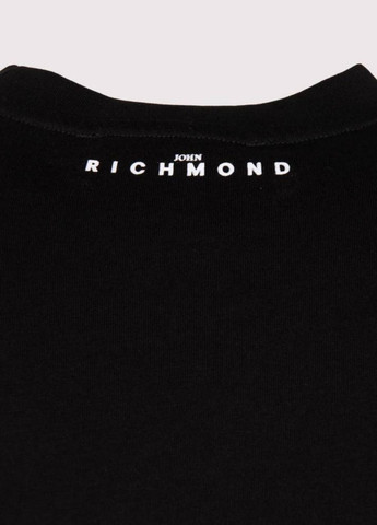 Черная футболка с коротким рукавом John Richmond