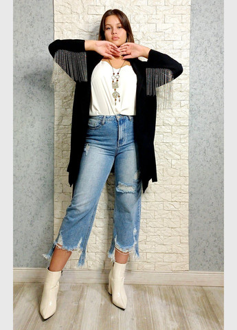 Черный женский жакет Armin Studio by Wera Berto однотонный - демисезонный